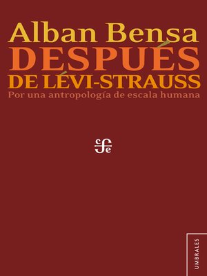 cover image of Después de Lévi-Strauss